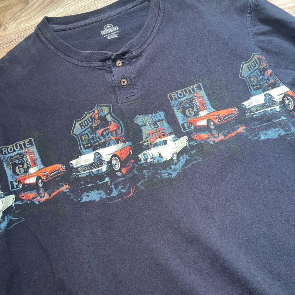 Route 66 Vintage Car Graphic Tee